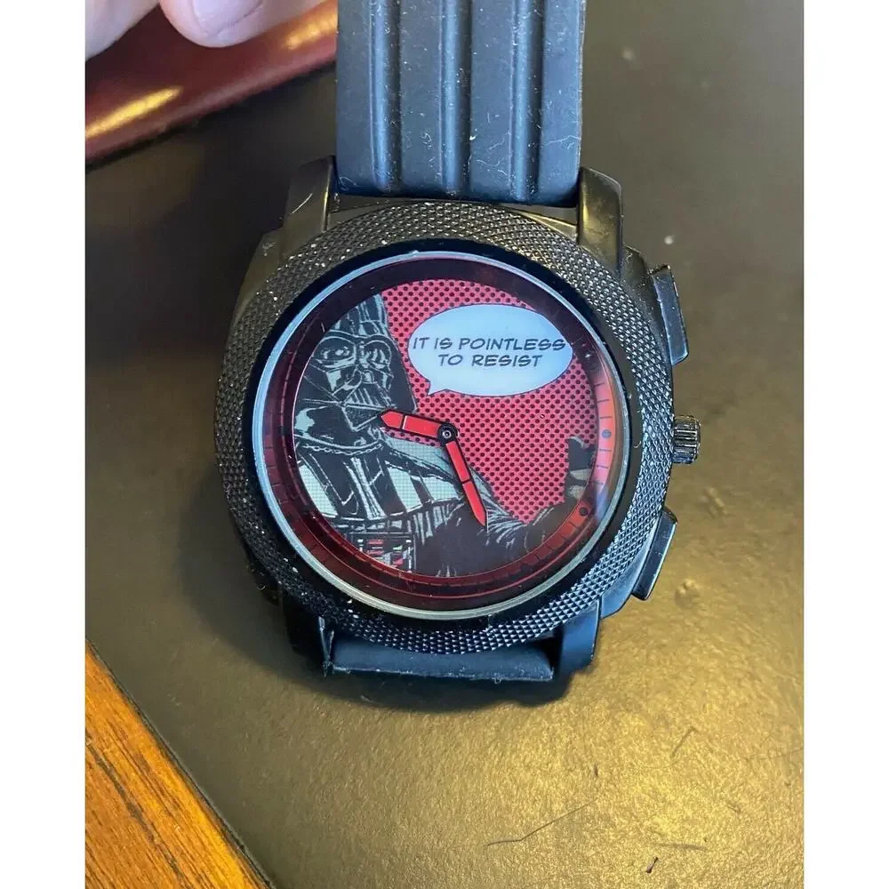 Large 50mm Men's Star Wars Watch, Darth Vader 